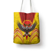 American Samoa Fautasi Race Tote Bag Pago Pago-Aeto Samoan Tattoo and Eagle