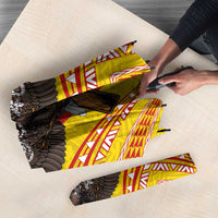 American Samoa Fautasi Race Umbrella Pago Pago-Aeto Samoan Tattoo and Eagle