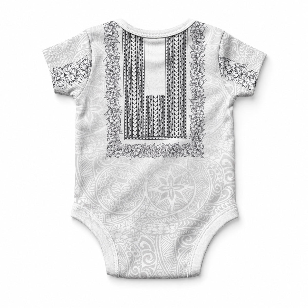 Philippines Polynesian Jasmine Pattern Baby Onesie