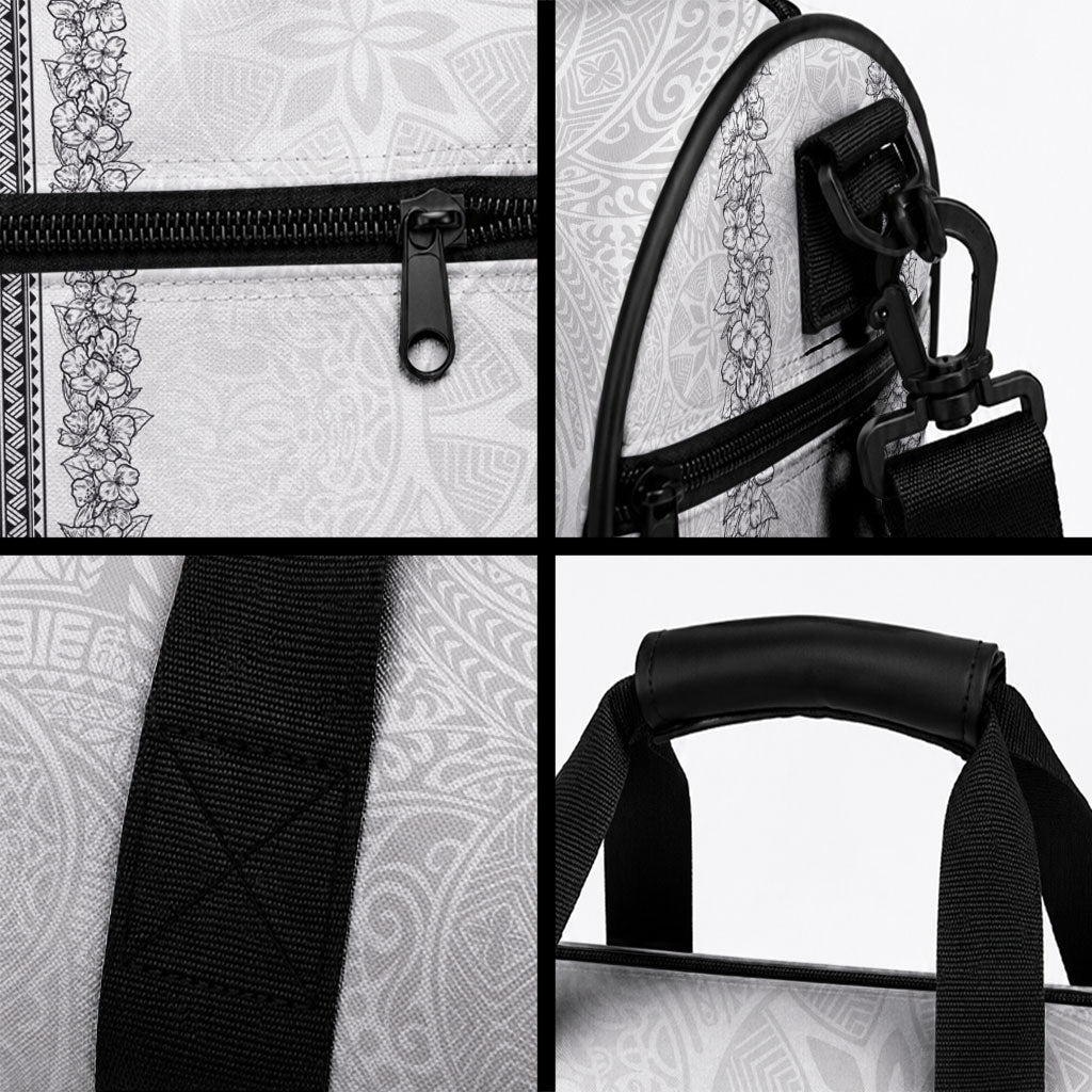 Philippines Polynesian Jasmine Pattern Duffle Bag