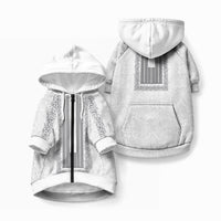 Philippines Polynesian Jasmine Pattern Pet Hoodie
