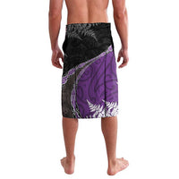 Personalised New Zealand Darts Lavalava Koru Tribal Tattoo and Silver Fern Maori Pattern Purple Color LT03 - Polynesian Pride