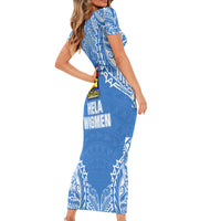 Hela Wigmen Rugby Family Matching Short Sleeve Bodycon Dress and Hawaiian Shirt Papua New Guinea Polynesian Tattoo LT03 - Polynesian Pride