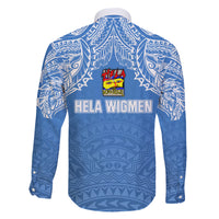Hela Wigmen Rugby Family Matching Tank Maxi Dress and Hawaiian Shirt Papua New Guinea Polynesian Tattoo LT03 - Polynesian Pride