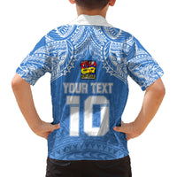 Custom Hela Wigmen Rugby Family Matching Mermaid Dress and Hawaiian Shirt Papua New Guinea Polynesian Tattoo LT03 - Polynesian Pride