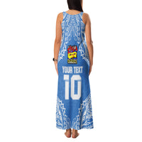 Custom Hela Wigmen Rugby Family Matching Tank Maxi Dress and Hawaiian Shirt Papua New Guinea Polynesian Tattoo LT03 - Polynesian Pride