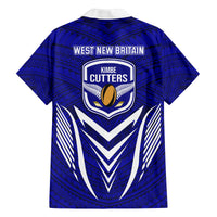 Kimbe Cutters Rugby Family Matching Summer Maxi Dress and Hawaiian Shirt Papua New Guinea Polynesian Tattoo Blue Version LT03 - Polynesian Pride