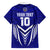 Custom Kimbe Cutters Rugby Family Matching Tank Maxi Dress and Hawaiian Shirt Papua New Guinea Polynesian Tattoo Blue Version LT03 - Polynesian Pride