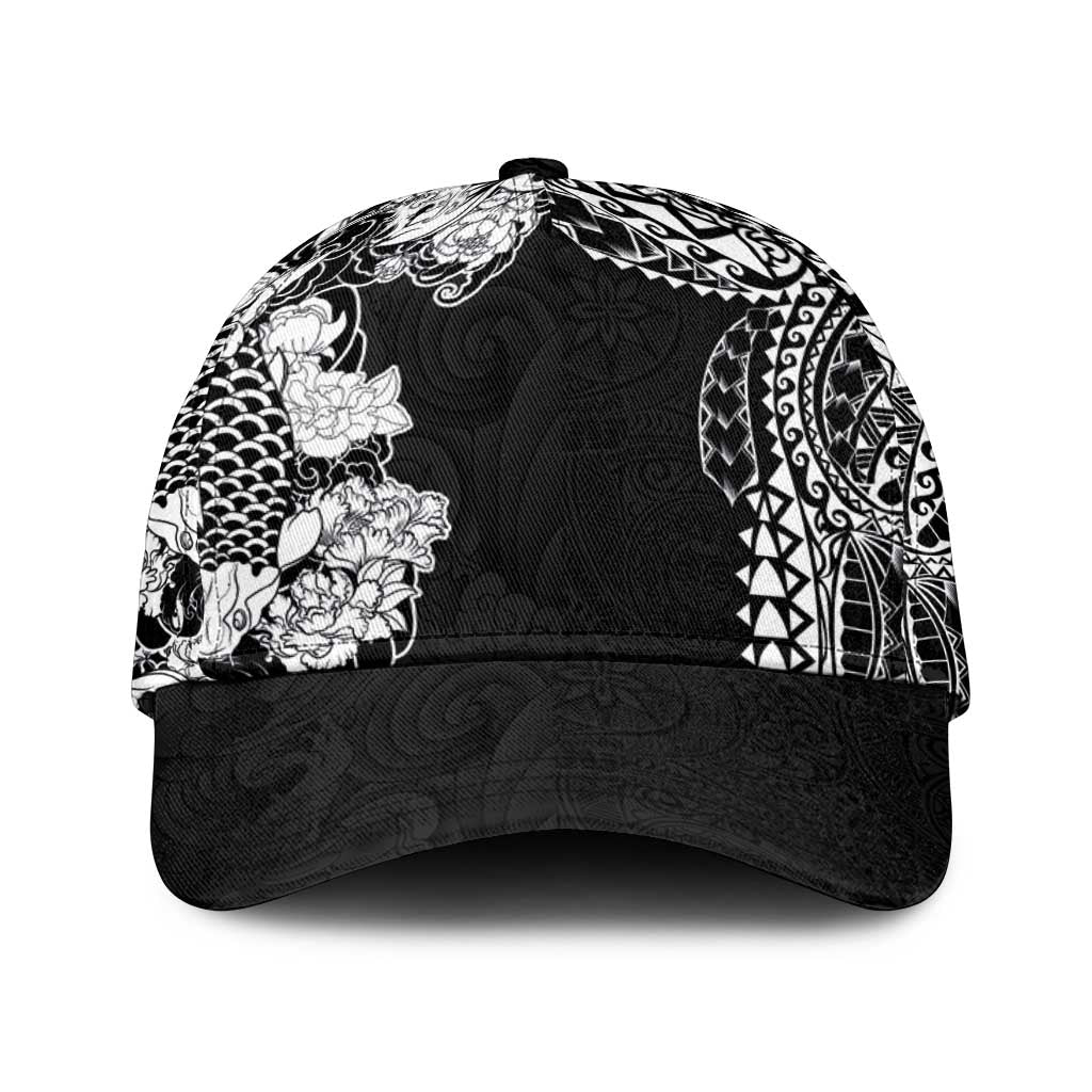 Japanese Irezumi and Hawaiian Polynesian Art Tattoo Classic Cap Black Color - Polynesian Pride