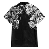 Japanese Irezumi and Hawaiian Polynesian Art Tattoo Hawaiian Shirt Black Color LT03 - Polynesian Pride