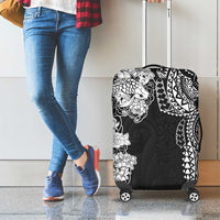 Japanese Irezumi and Hawaiian Polynesian Art Tattoo Luggage Cover Black Color LT03 - Polynesian Pride