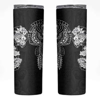 Japanese Irezumi and Hawaiian Polynesian Art Tattoo Skinny Tumbler Black Color LT03 Black - Polynesian Pride