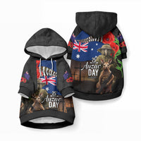 New Zealand and Australia ANZAC Day Pet Hoodie
