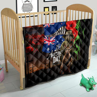 New Zealand and Australia ANZAC Day Quilt National Flag mix Kiwi Bird and Kangaroo Soldier Style LT03 - Polynesian Pride