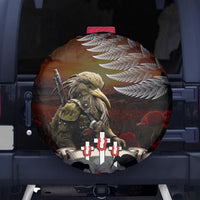 New Zealand ANZAC Day Spare Tire Cover The Ode of Remembrance and Silver Fern LT03 - Polynesian Pride