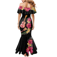 Ukulele mix Polynesian Flower Mermaid Dress Hawaiian Tribal Pattern LT03 - Polynesian Pride