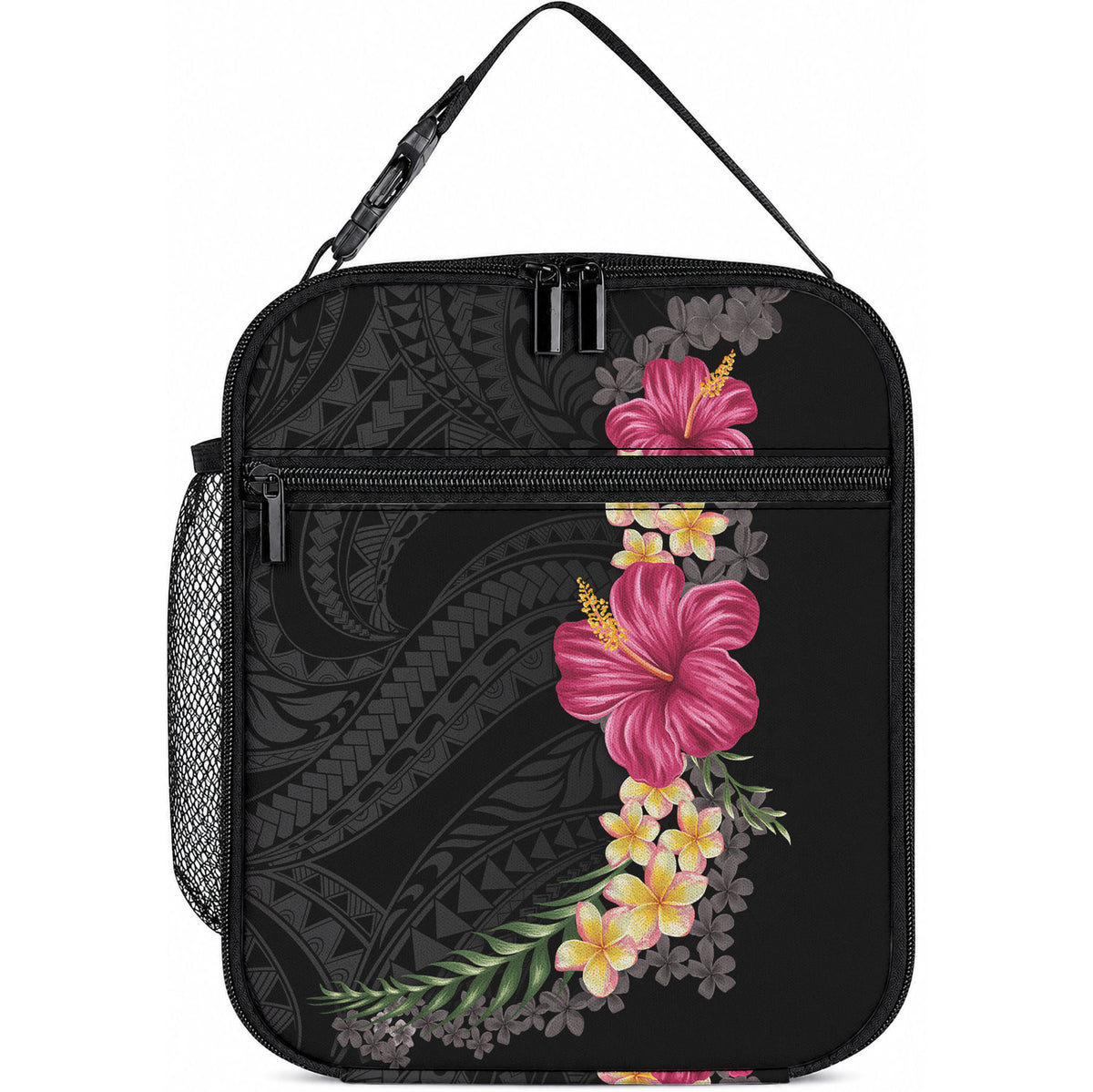 Hawaiian Plumeria and Hibiscus Lunch Bag