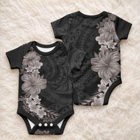 Hawaiian Plumeria and Hibiscus Baby Onesie