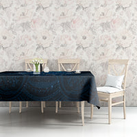 New Zealand Matariki Tablecloth Maori Pattern and Kiwi Bird Haka Dance Sky Night