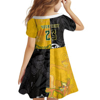 Aotearoa New Zealand And Australia Basketball Custom Family Matching Off Shoulder Maxi Dress and Hawaiian Shirt Maori Tribal Tattoo And Aboriginal Dot Art Heritage LT03 - Polynesian Pride