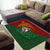 Papua New Guinea East Sepik Province Area Rug Tribal Crocodile Birds of Paradise Melanesian Tattoo