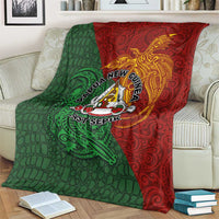 Papua New Guinea East Sepik Province Blanket Tribal Crocodile Birds of Paradise Melanesian Tattoo LT03 - Polynesian Pride