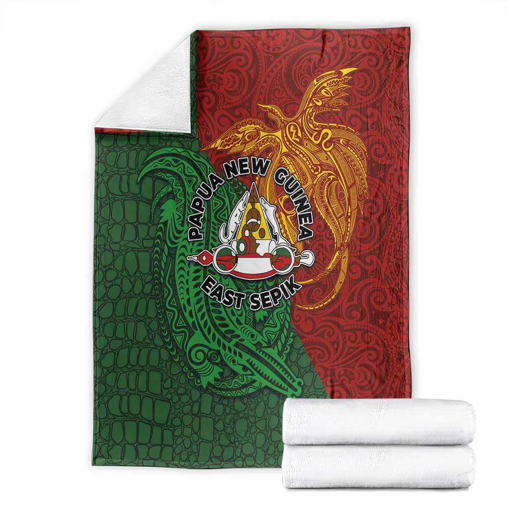 Papua New Guinea East Sepik Province Blanket Tribal Crocodile Birds of Paradise Melanesian Tattoo LT03 - Polynesian Pride