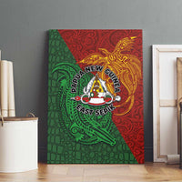 Papua New Guinea East Sepik Province Canvas Wall Art Tribal Crocodile Birds of Paradise Melanesian Tattoo LT03 - Polynesian Pride
