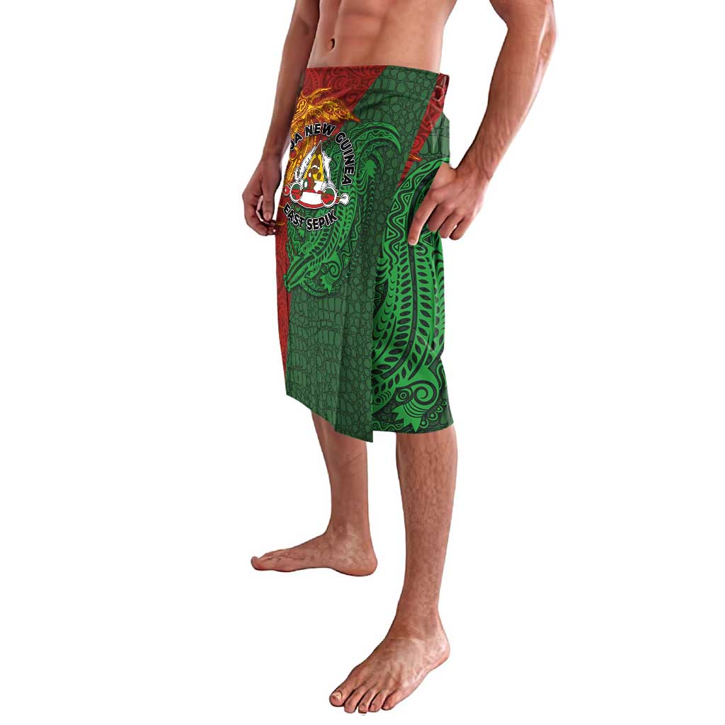 Papua New Guinea East Sepik Province Lavalava Tribal Crocodile Birds of Paradise Melanesian Tattoo LT03 - Polynesian Pride