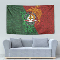 Papua New Guinea East Sepik Province Tapestry Tribal Crocodile Birds of Paradise Melanesian Tattoo LT03 - Polynesian Pride