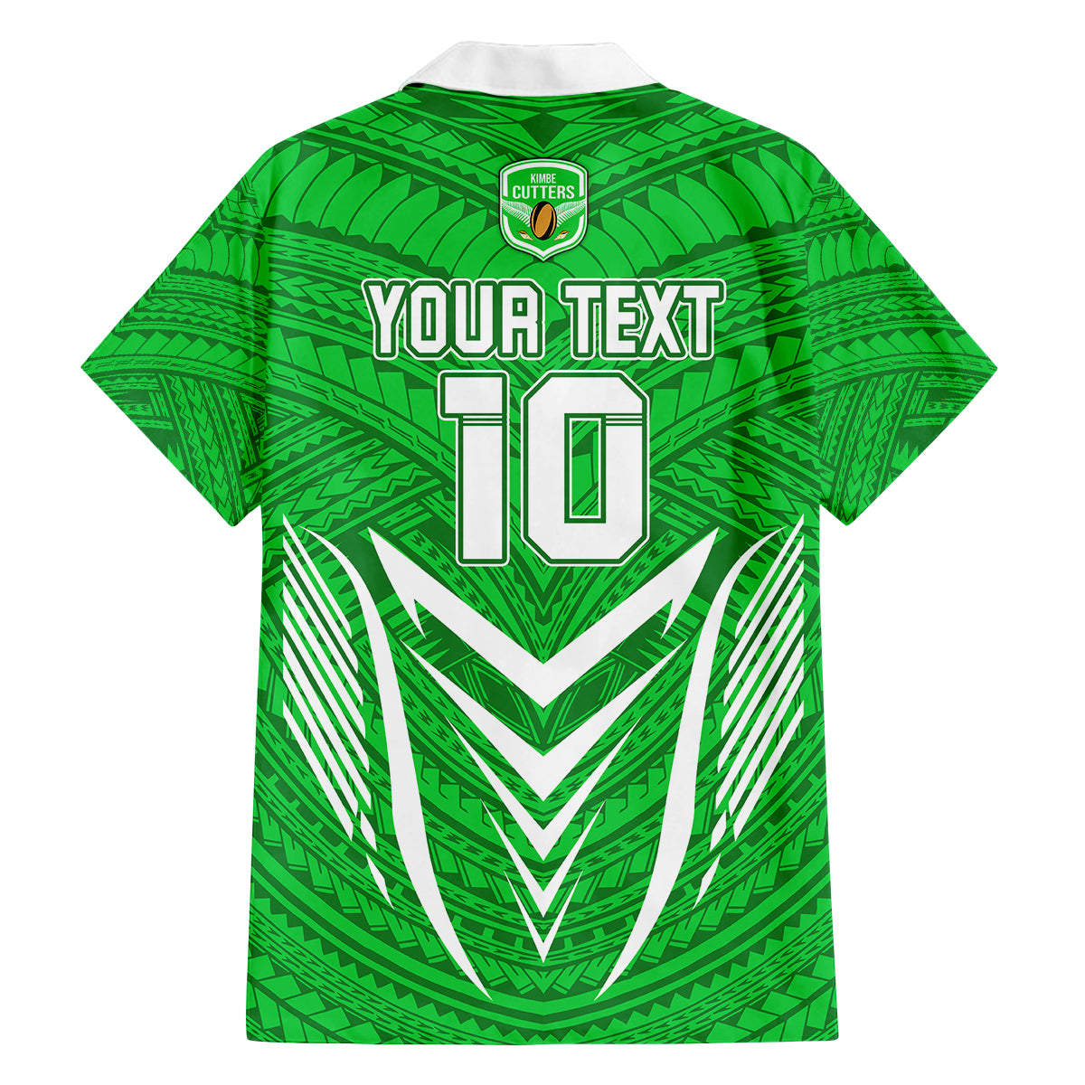 Custom Kimbe Cutters Rugby Family Matching Summer Maxi Dress and Hawaiian Shirt Papua New Guinea Polynesian Tattoo Green Version LT03 - Polynesian Pride