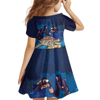 Polynesian Scuba Diving Family Matching Off Shoulder Short Dress and Hawaiian Shirt Honu with Hibiscus and Plumeria Flower and Tapa Tribal Pattern LT03 - Polynesian Pride