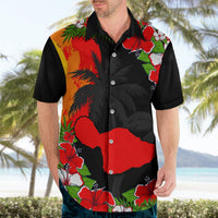 Custom Hawaii Maui Island Hawaiian Shirt Maui Map With Tropical Forest Sunset Vibe LT03 - Polynesian Pride