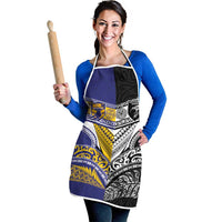 Rugby Niue and Aotearoa Apron Hiapo with Maori Moko Tribal Heritage Tattoos LT03 - Polynesian Pride