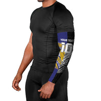 Custom Rugby Niue and Aotearoa Arm Sleeves Hiapo with Maori Moko Tribal Heritage Tattoos LT03 - Polynesian Pride