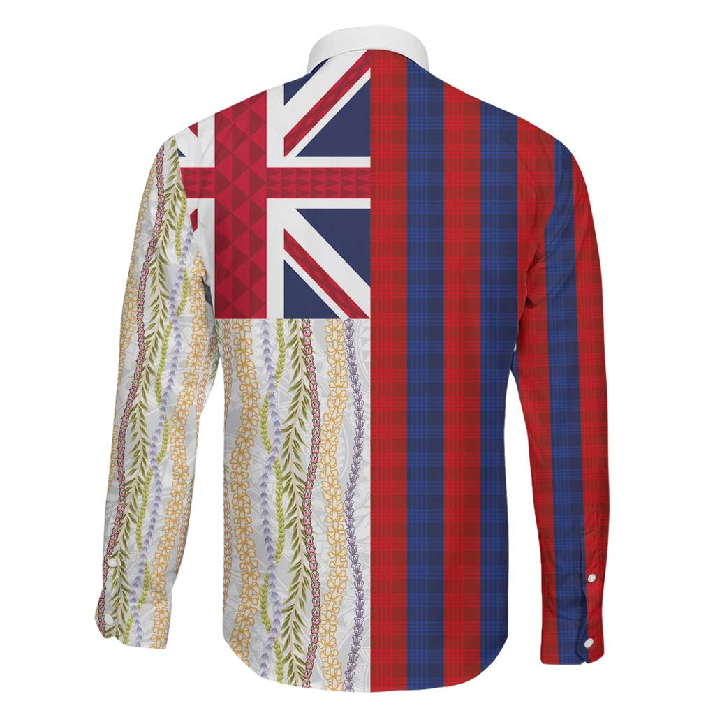 Hawaiian Tropical Plants Lei Family Matching Summer Maxi Dress and Hawaiian Shirt National Flag Style LT03 - Polynesian Pride