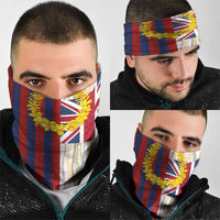 Hawaiian Tropical Plants Lei Neck Gaiter National Flag Style - Polynesian Pride