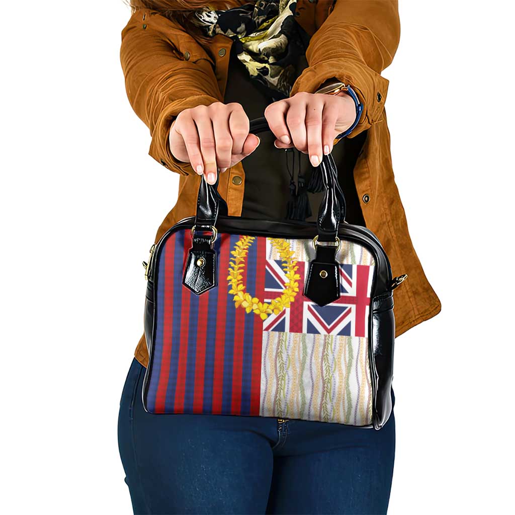 Hawaiian Tropical Plants Lei Shoulder Handbag National Flag Style LT03 One Size Multicolor - Polynesian Pride