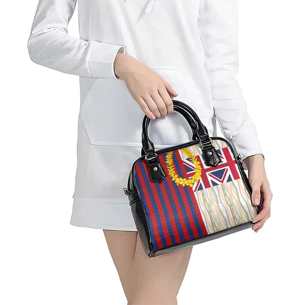 Hawaiian Tropical Plants Lei Shoulder Handbag National Flag Style LT03 - Polynesian Pride