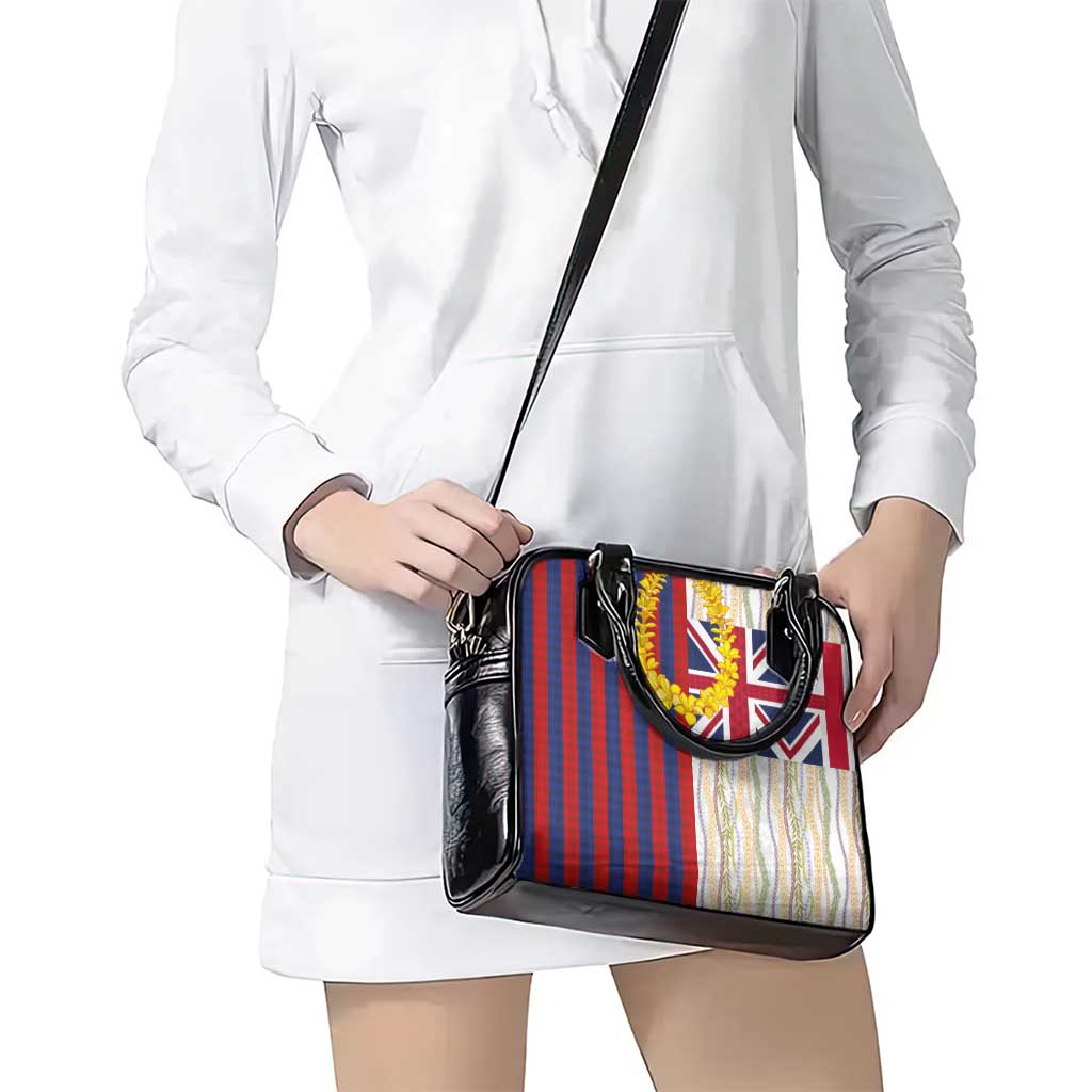 Hawaiian Tropical Plants Lei Shoulder Handbag National Flag Style LT03 - Polynesian Pride