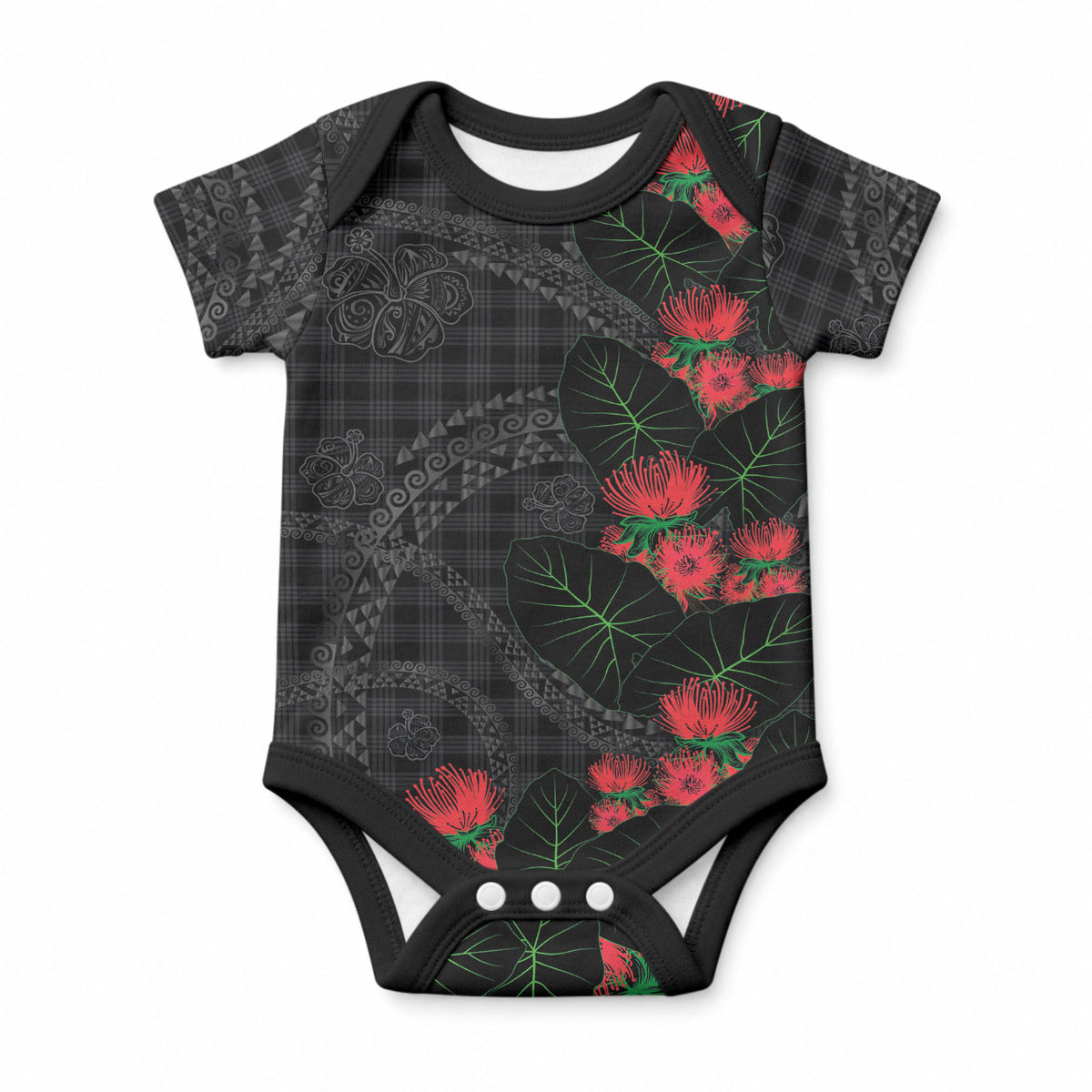 Hawaiian Kakau Art Baby Onesie