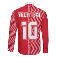 Custom Tahiti Football-Iron Warriors Family Matching Long Sleeve Bodycon Dress and Hawaiian Shirt LT03 - Polynesian Pride
