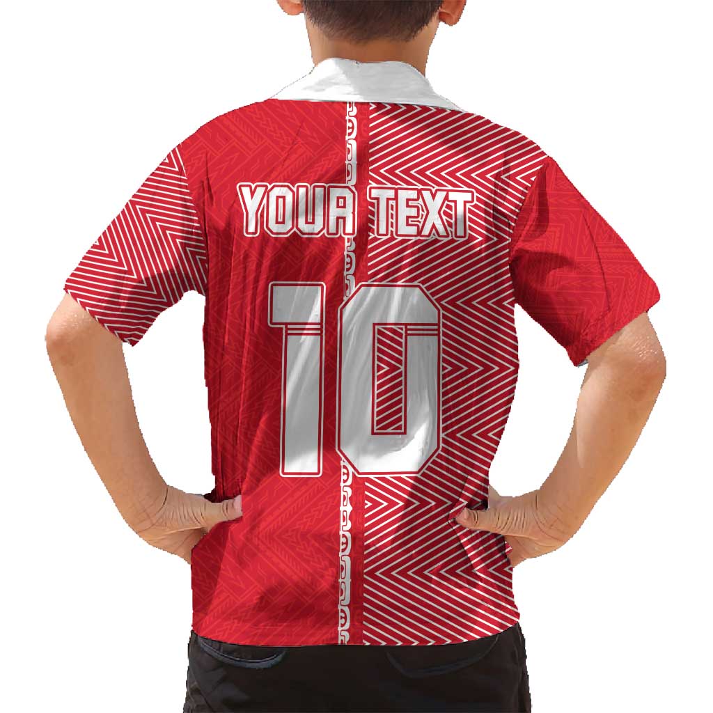 Custom Tahiti Football-Iron Warriors Family Matching Summer Maxi Dress and Hawaiian Shirt LT03 - Polynesian Pride