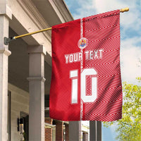 Custom Tahiti Football-Iron Warriors Garden Flag LT03 House Flag Red - Polynesian Pride