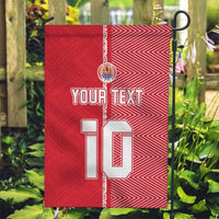 Custom Tahiti Football-Iron Warriors Garden Flag LT03 Garden Flag Red - Polynesian Pride