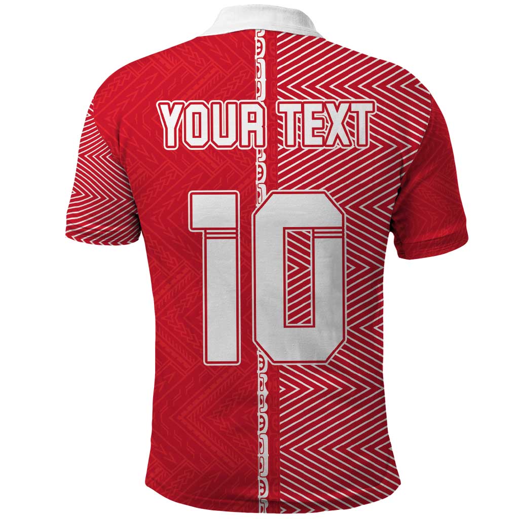 Custom Tahiti Football-Iron Warriors Polo Shirt LT03 - Polynesian Pride