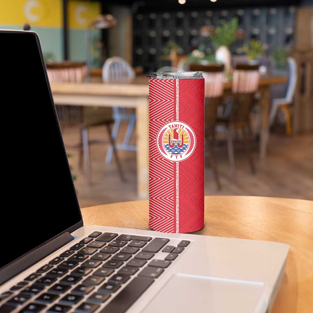 Custom Tahiti Football-Iron Warriors Skinny Tumbler