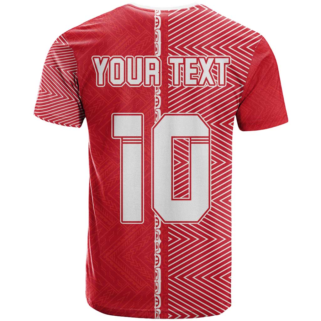 Custom Tahiti Football-Iron Warriors T Shirt LT03 - Polynesian Pride