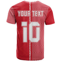 Custom Tahiti Football-Iron Warriors T Shirt LT03 - Polynesian Pride