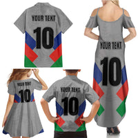 Custom New Caledonia-The Kagus Family Matching Summer Maxi Dress and Hawaiian Shirt LT03 - Polynesian Pride